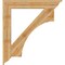 Ekena Millwork Westlake Traditional Rough Sawn Bracket, Western Red Cedar, 6"W x 44"D x 48"H BKT06X44X48WTL01RWR - alternate 2